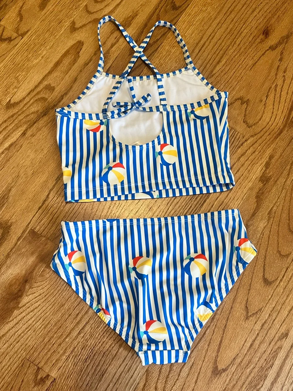 NWT Hanna Andersson Beach Ball Tankini size 12 (Hanna size 150)